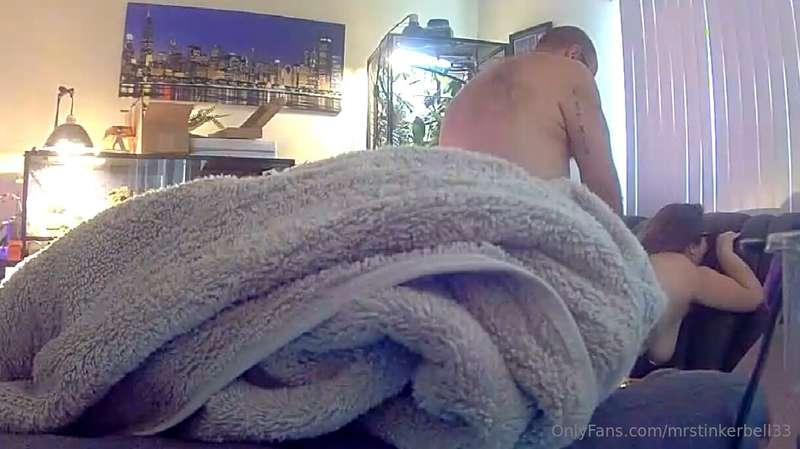When the towel you threw aside blocks the camera so the real..