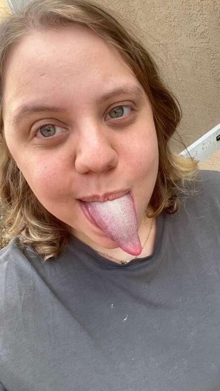 Tongue out Tuesday!