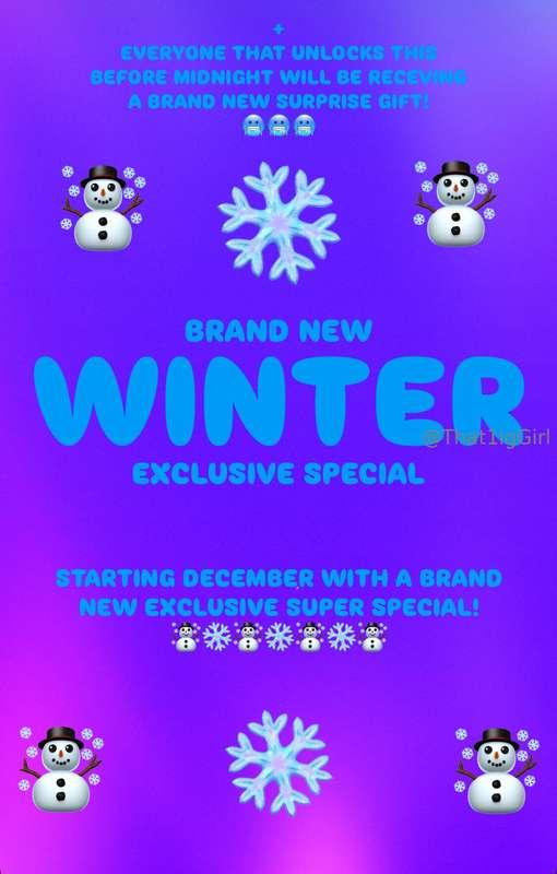 ☃️❄️ BRAND NEW!!! ❄️☃️❄️✨ BRAND NEW FIRST EVER WINTER EXCLUS..