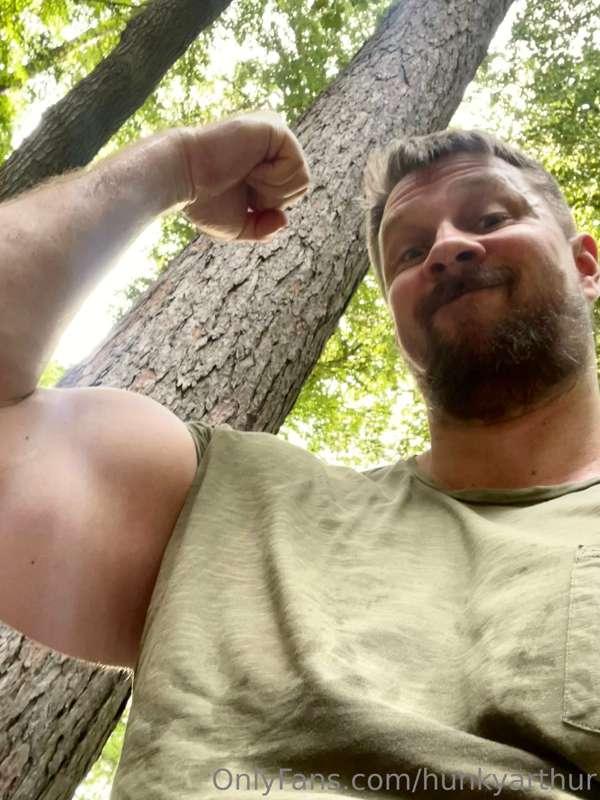 Not at big as the log in the background …. yet😜