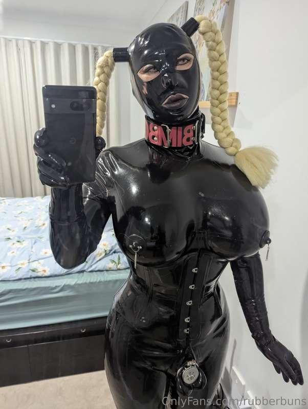 New lipstick. Lips are ready to give kisses and gag on cock