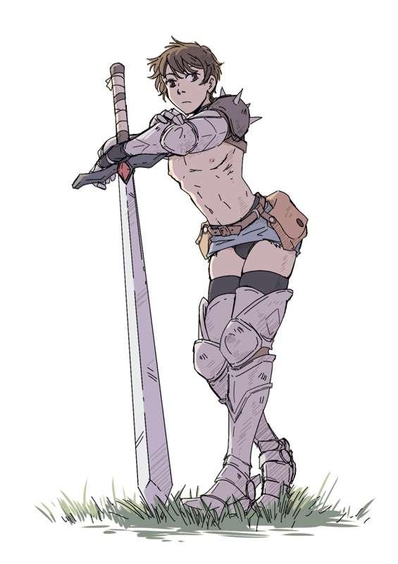miniskirt swordsman (colored)