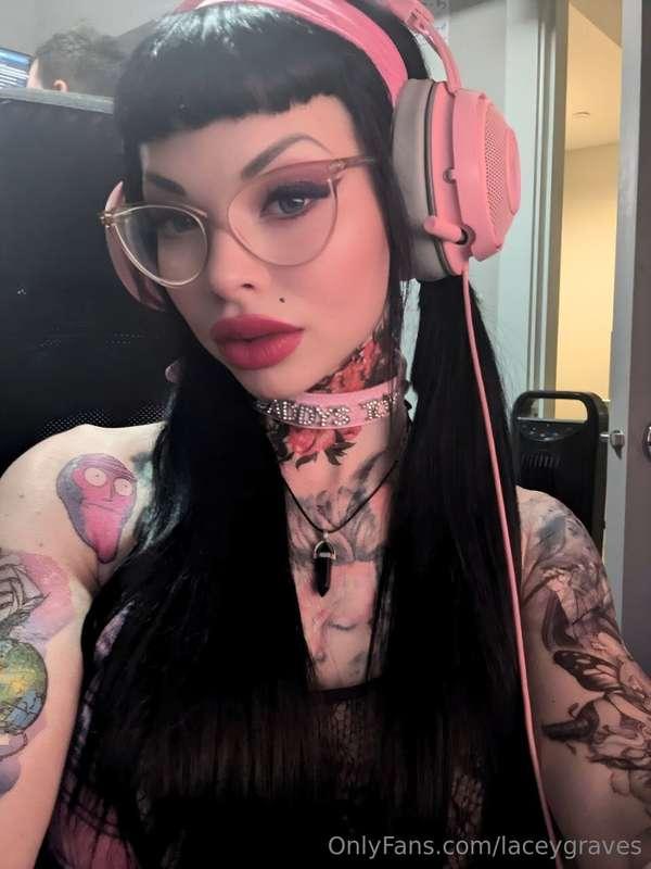 The next clips of my slutty nerd goth dildo playtime (No act..