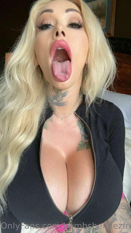 I could be gagging on your cock right now if you would let m..