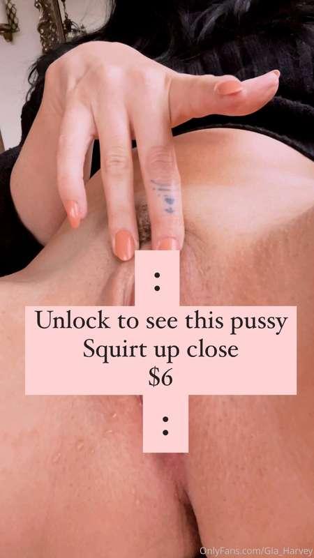 Want to see this pussy gush up close? I know you love when I..