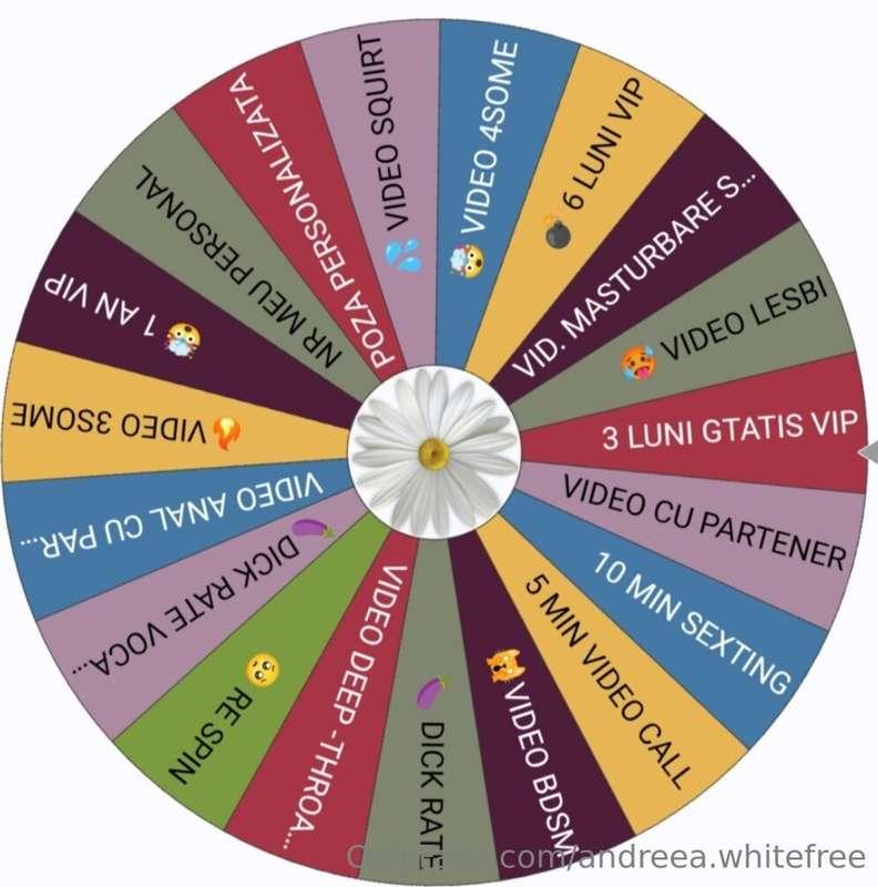 SPIN THE WHEEL1 SPIN 🛞 7$2 SPINS 🛞 12$3 SPINS 🛞 20$