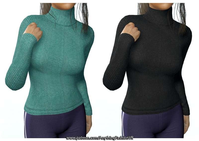 Turtleneck top. Commission