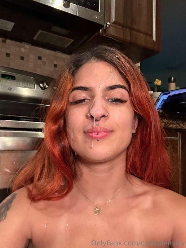 Got such a yummy facial on live today 🤍🥛💦