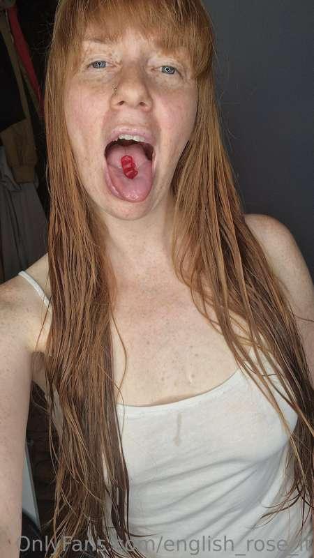 Who wants to see me devour these lucky little men? Only the ..