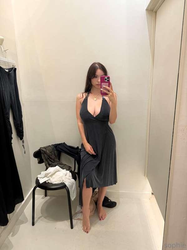 In the dressing room today :) did some good shopping in the ..