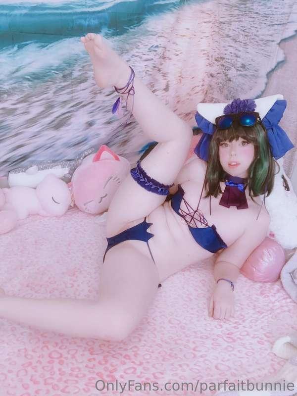 Meeeeow~ owner~ doesn’t Cheshire look quite delicious~?🎀💗💕☀️