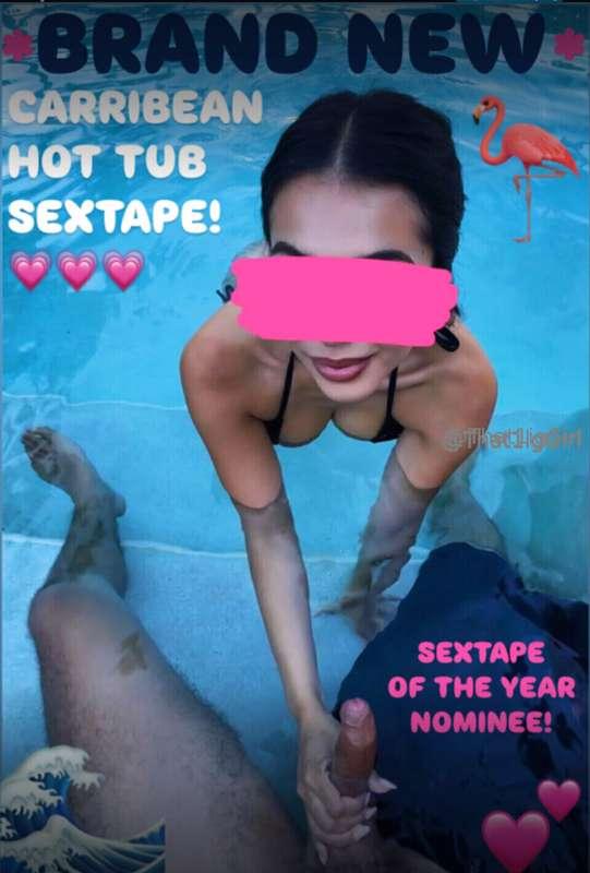 💧🦩 THE CARIBBEAN HOT TUB SEXTAPE! 🦩💧✨✨✨ AVAILABLE FOR THE FI..