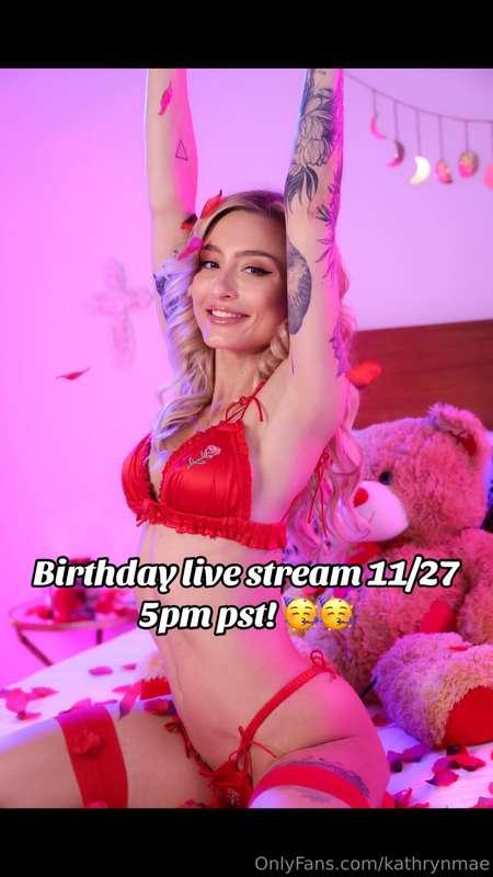 Tomorrow night! 😘