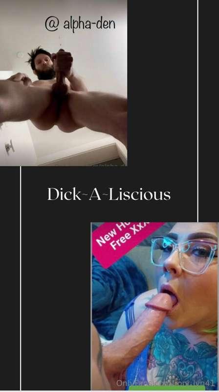 Dick ~ A ~ Liscious 

Round 1 
Swipe for the full 🍆 

$25 ca..