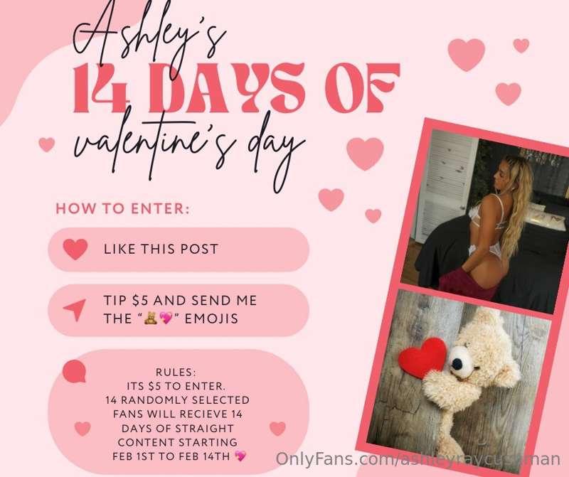 💖14 DAYS OF CONTENT: VALENTINES DAY EDITION
How To Enter: 
✨..
