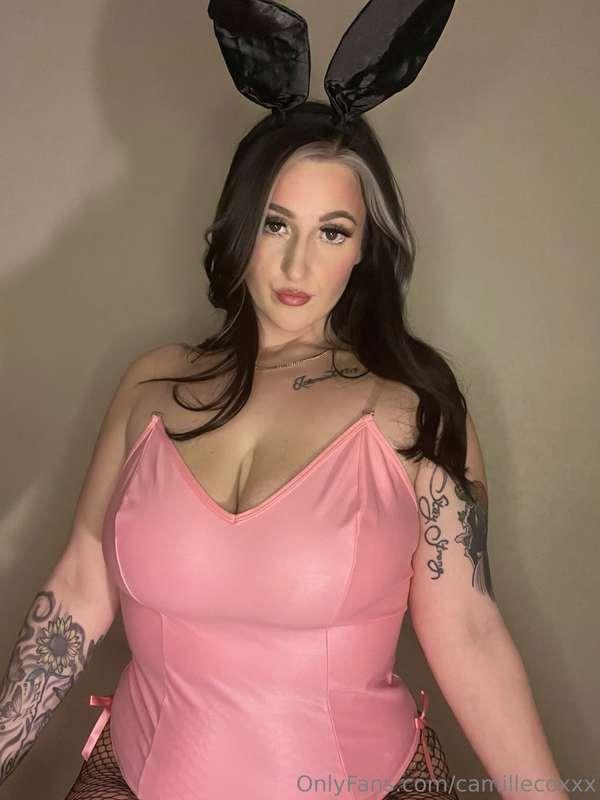 Can I be your slutty bunny baby? Cum here 😈