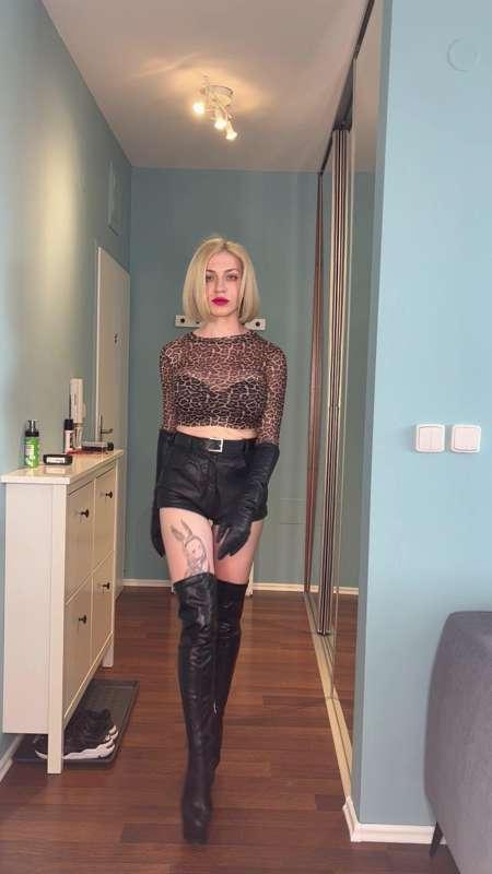 Leather and my favotite animal print