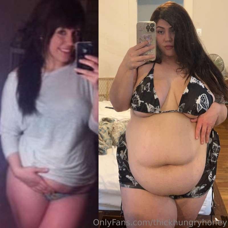 I love getting fat as fuck Being fat is so pretty And addict..