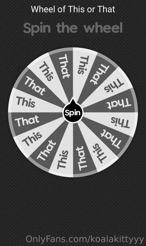 I've got a new Spin the Wheel game for you all! It's called ..