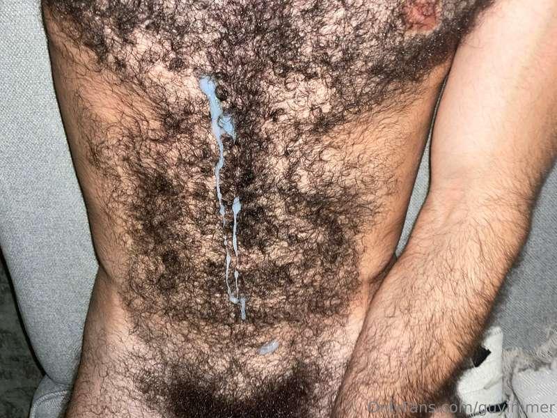 When I get a little too excited and just cum all over my fur..