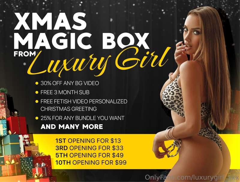 🎁✨ The Magic Box Event Has Begun✨🎁●My Christmas gift is read..