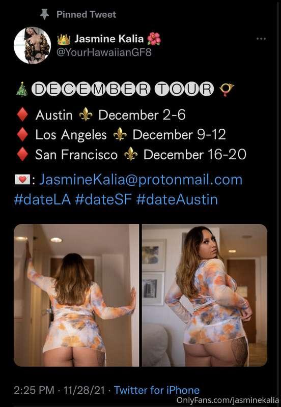 December Tour 🎄💌: JasmineKalia@protonmail.com