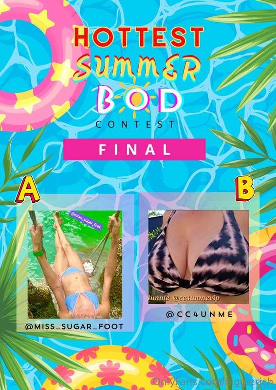 ### **Ӈօƭƭҽʂƭ Տʋɱɱҽɾ Ɓօɗ** Contest ## 🅵🅸🅽🅰🅻 #### ʜᴏꜱᴛᴇᴅ ʙʏ: ..