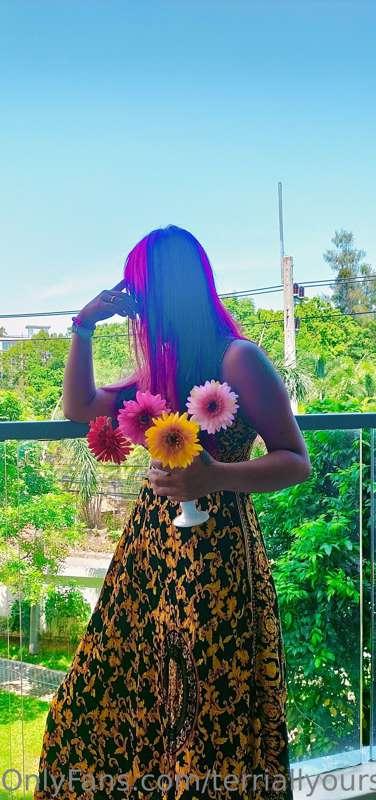 sometimes this naughty kitty cat likes to wear sun dresses t..