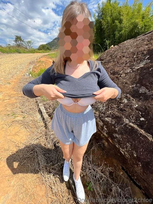 Oops 😅 maybe I like showing my tits in public
