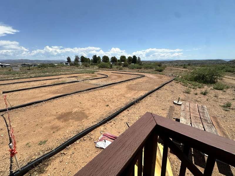 An RC racetrack at the campground!!!