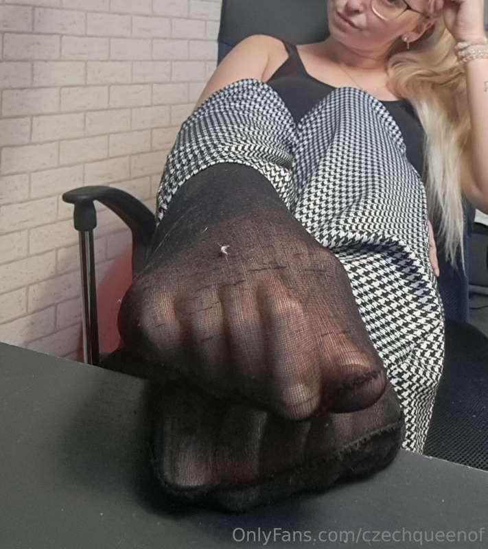 nylon socks. Do you want to smell it?