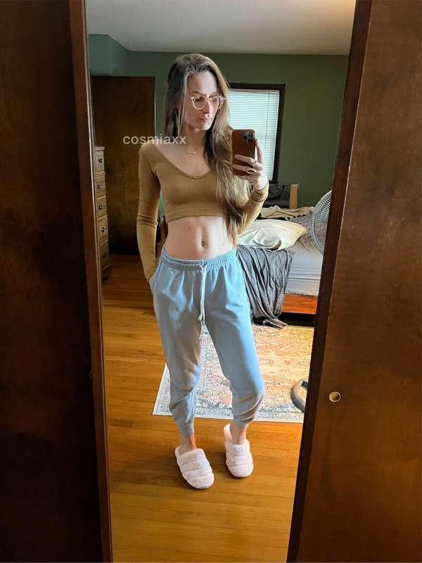 comfy outfit throwback