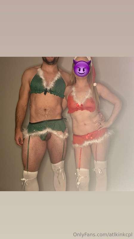 Happy Friday! We bought some matching Christmas outfits we t..