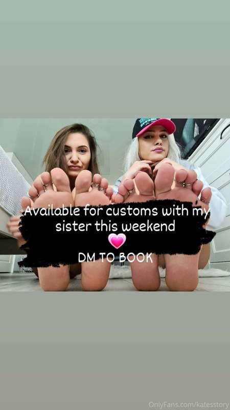 Get the chance to have a CUSTOM with me and my beautiful sis..