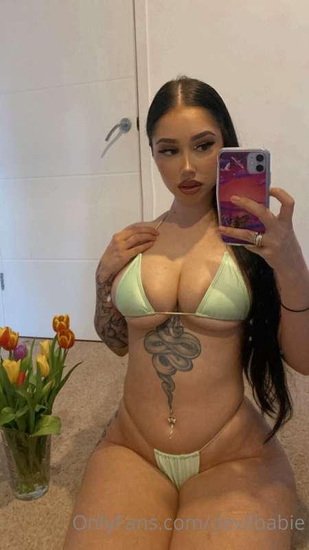 I’m getting sooo thick do you like it 🥺