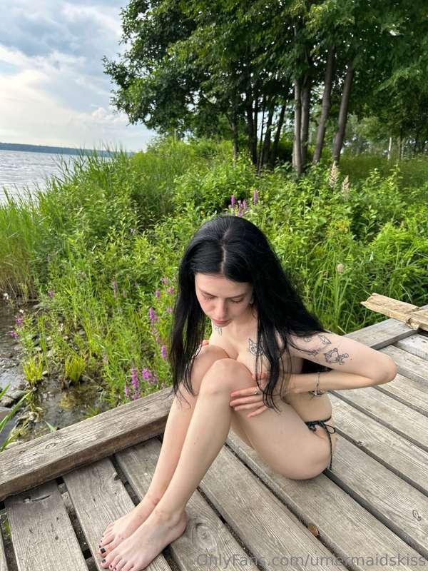 The wild air and gentle touch of nature make this moment mag..