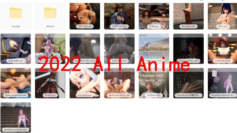2020-2022 All anime