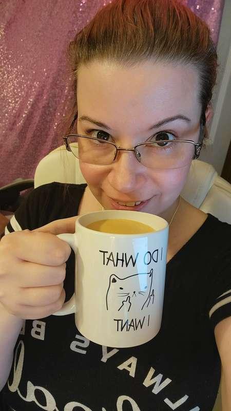 Coffee selfie