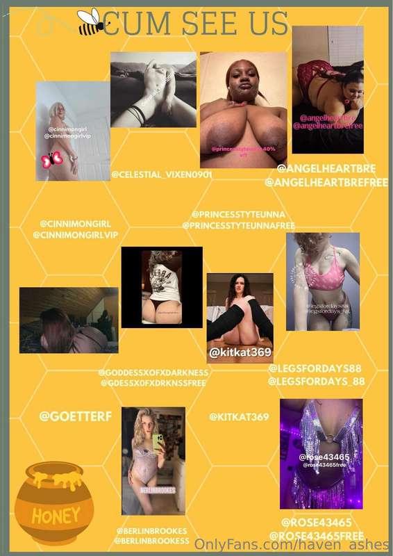@cinnimongirl 
 @cinnimongirlvip 

@Celestial_Vixen0901

@pr..