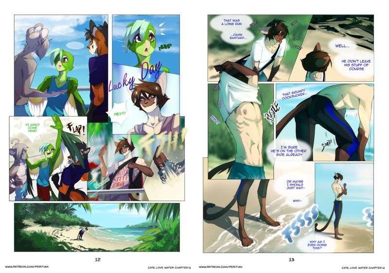 Cats Love Water IV - pages 12-13 + Rewards