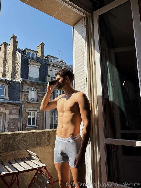Enjoying the view babes? xx