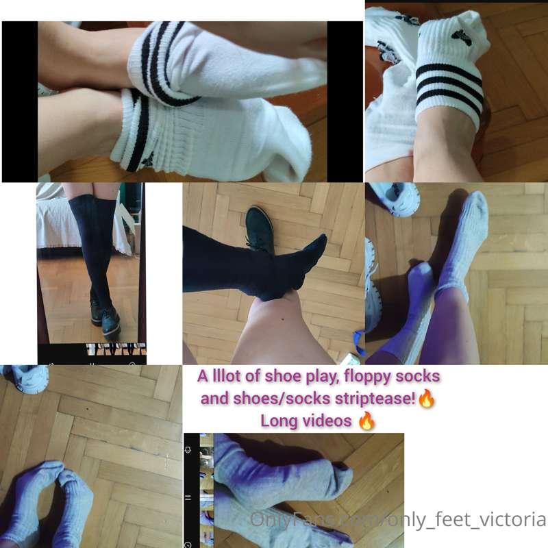 I have 3 great videos with cute socks.. floppy socks is goin..