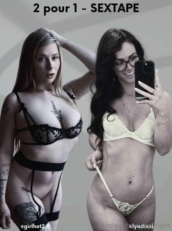 2 pour 1 SEXTAPE 🤭On t’as fait deux sextapes vraiment excita..