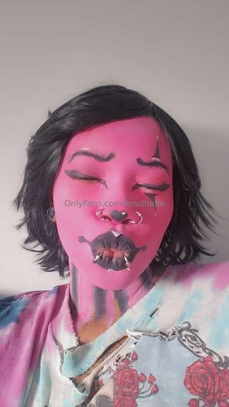 Clown girl make-up, Yitties and spit 🤡❤️