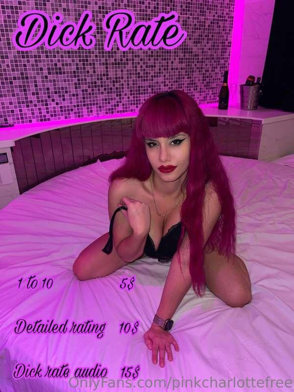 Wanna dick rate? Just tip in this post and send me your best..