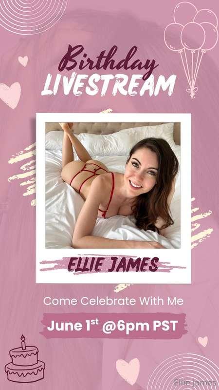 🎂 Birthday Celebration Livestream 🥳June 1st @ 6PM PSTI would..
