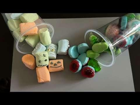 📣 EARLY ACCESS 📣 ASMR Chewing On Halloween Gummies & Marshmallows 🎃💀🧠