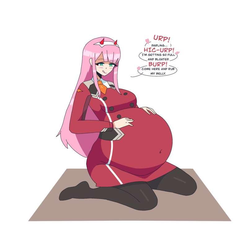 Zero Two's sweet tooth