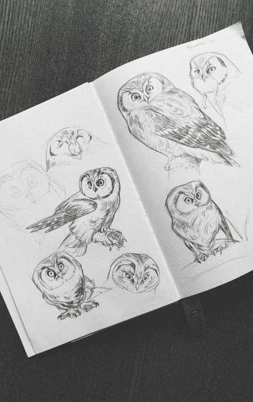 Traditional sketches - August 