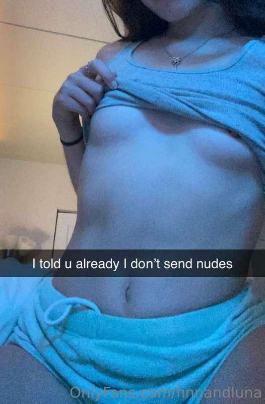 My response to guys when they ask for nudes on snap. I’m an ..